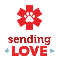 Sending Love Veg Sticker by Veterinary Emergency Group
