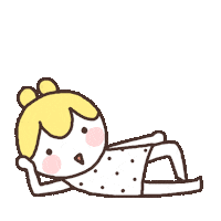 mashmell_artist lying down 긁적 마시멜 mashmell Sticker