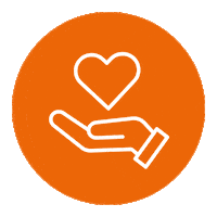 Logo Orange Sticker by VRBankFulda