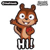 Wave Chipmunk Sticker by VeeFriends