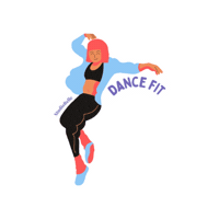 Dancefit Dancing Sticker by StudioBelle Fitness