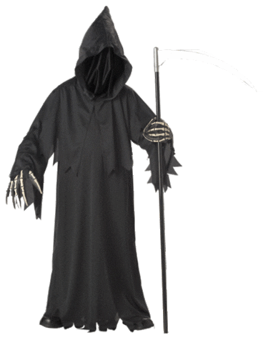 grim reaper death STICKER by Scott Gelber