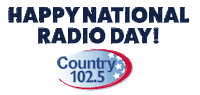 Country Music Radio Sticker by Country 102.5