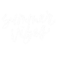 sincerelycitra summer vibes calligraphy letter Sticker