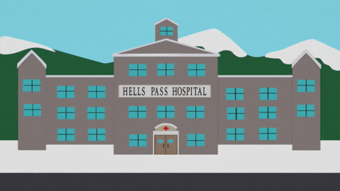 winter landscape GIF by South Park 