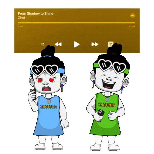 Glow Up New Music Sticker by Zhotcita