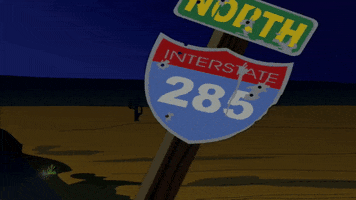 sign highway GIF by South Park 