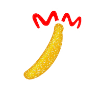 SonrisasDamel banana platano damel sonrisasdamel Sticker