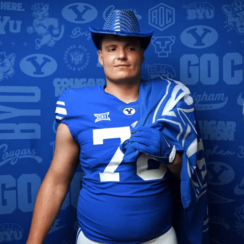College Football Go Cougs GIF by BYU Cougars