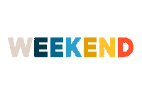 Weekend Sticker by Lisa Matla