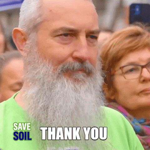 Thanks Thank You GIF by Conscious Planet - Save Soil