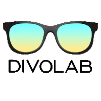 DIVOLAB glasses photobooth props divolab Sticker