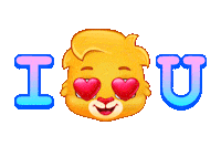 Excited I Love You Sticker by Lucas and Friends by RV AppStudios