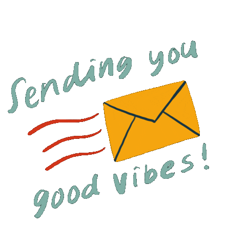 Good Vibes Mail Sticker