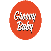 Hip Hop Orange Sticker by GROOVY BABY