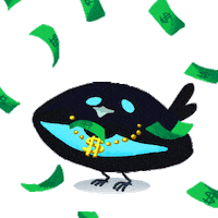 happy make it rain STICKER