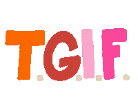 Excited Friday Sticker