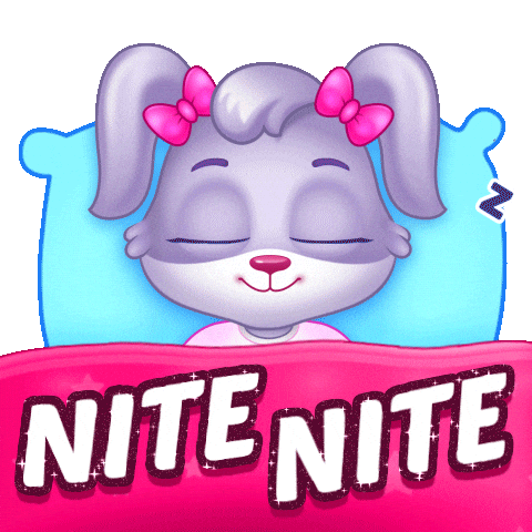 Good Night Buenas Noches Sticker by Lucas and Friends by RV AppStudios