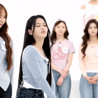 K Pop Hair Flip GIF