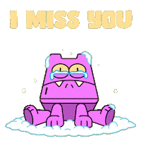 Sad Miss You Sticker by Nexio