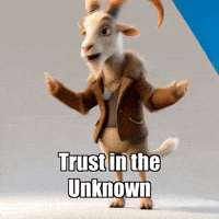 Leap Of Faith Wisdom GIF by Radiantelope