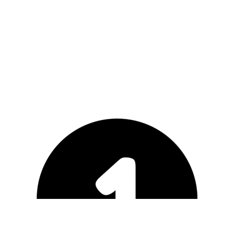 Number Blanco Sticker