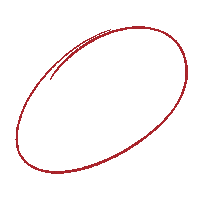 Line Circle Sticker