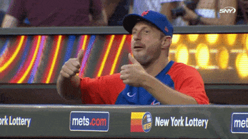 Happy New York Mets GIF by SNY
