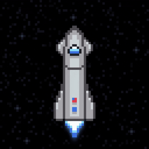 fimavectors arcade pixel art rocket 8bit GIF