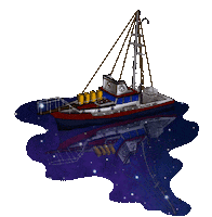 Fish Boat Sticker