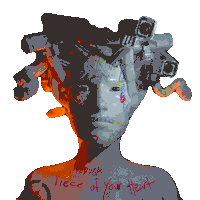 medusa gorgon Sticker