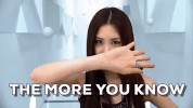 the more you know GIF