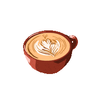 annisaazria coffee drink cappuccino hot coffee Sticker