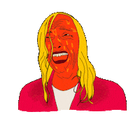 Horror Scream Sticker by krist menina