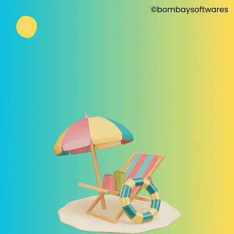 Beach Day Summer GIF by Bombay Softwares