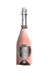 LoyaltyWines wine gold rose crown Sticker