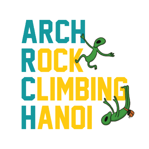 Bouldering Sticker by ARCH Rock Climbing Hanoi