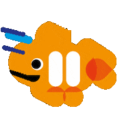 Gold Fish Sticker by kinderzimmer