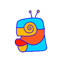 Snail Sticker by Finely Tuned