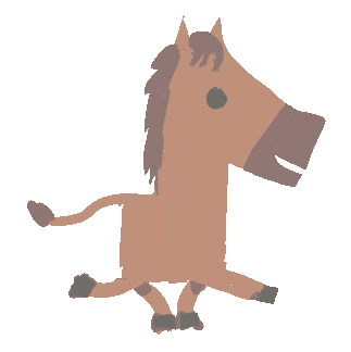 clevendeavgames run horse uch ultimate chicken horse Sticker