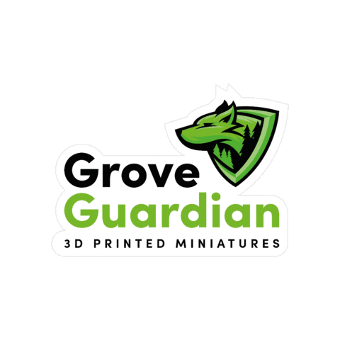 groveguardian 3d guardian grove miniatures Sticker