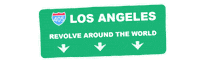los angeles travel Sticker by revolve