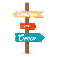 crocobeach croco beach Sticker