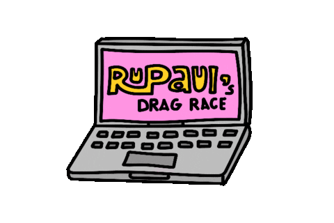 drag race gay Sticker by Sam Leighton-Dore