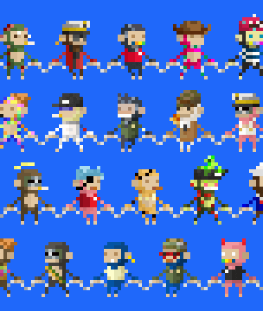 All Together Pixel GIF by BasedMinis
