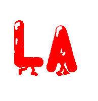 Los Angeles La Sticker by The YKMS