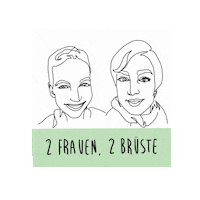 2F2B Sticker by 2 Frauen, 2 Brüste