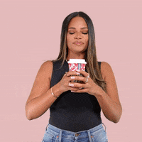 Coffee Time Reaction GIF by Kamie Crawford