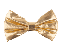 Gold Bowtie Sticker by Golden Globes