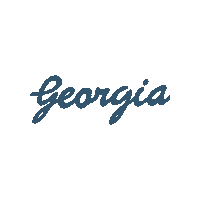 peachstatepride clothing georgia tshirt script Sticker